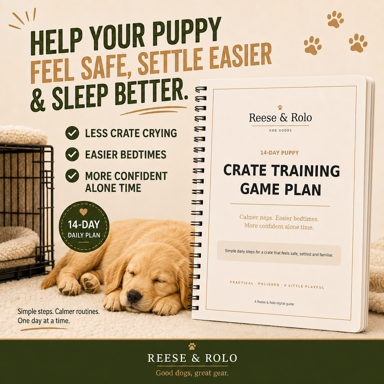 14-Day Crate Training Game Plan