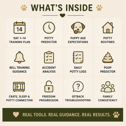 14-Day Puppy Potty Training System | Reese & Rolo