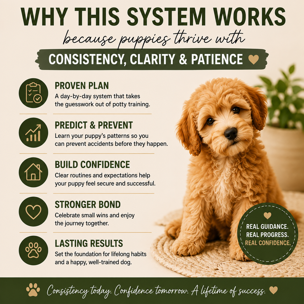 14-Day Puppy Potty Training System | Reese & Rolo