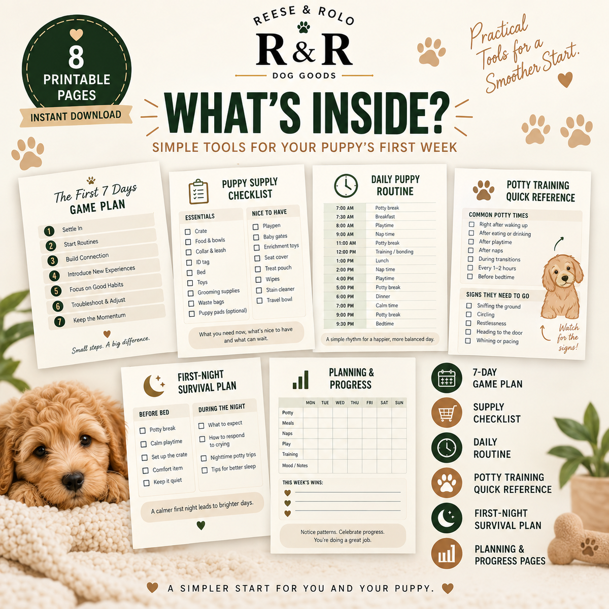 FREE New Puppy Starter Kit | First 7 Days Made Easier