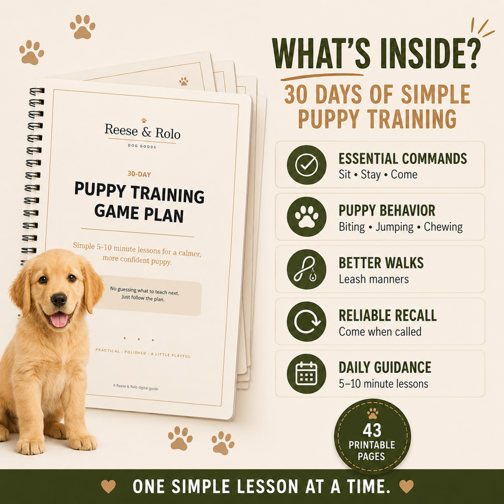 30-Day Puppy Training Game Plan