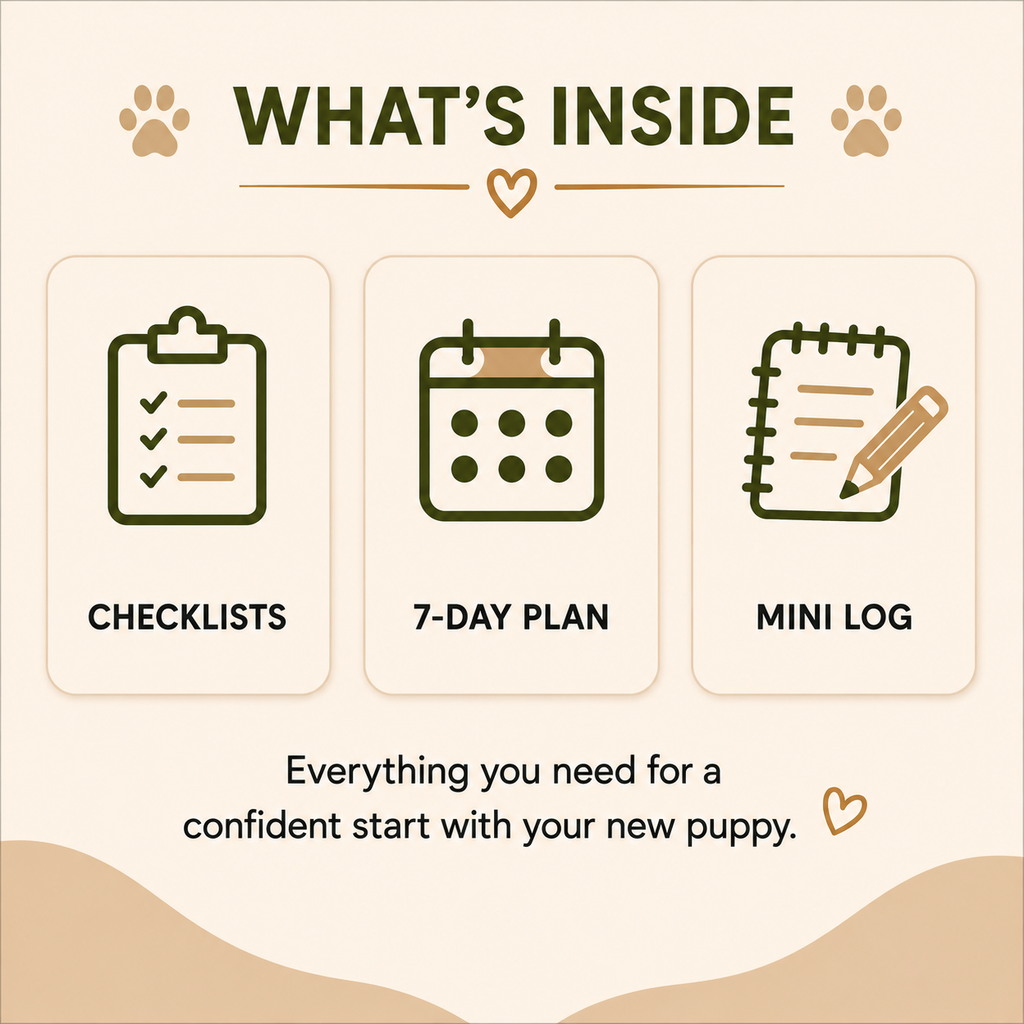FREE First-Week Puppy Quick-Start Guide