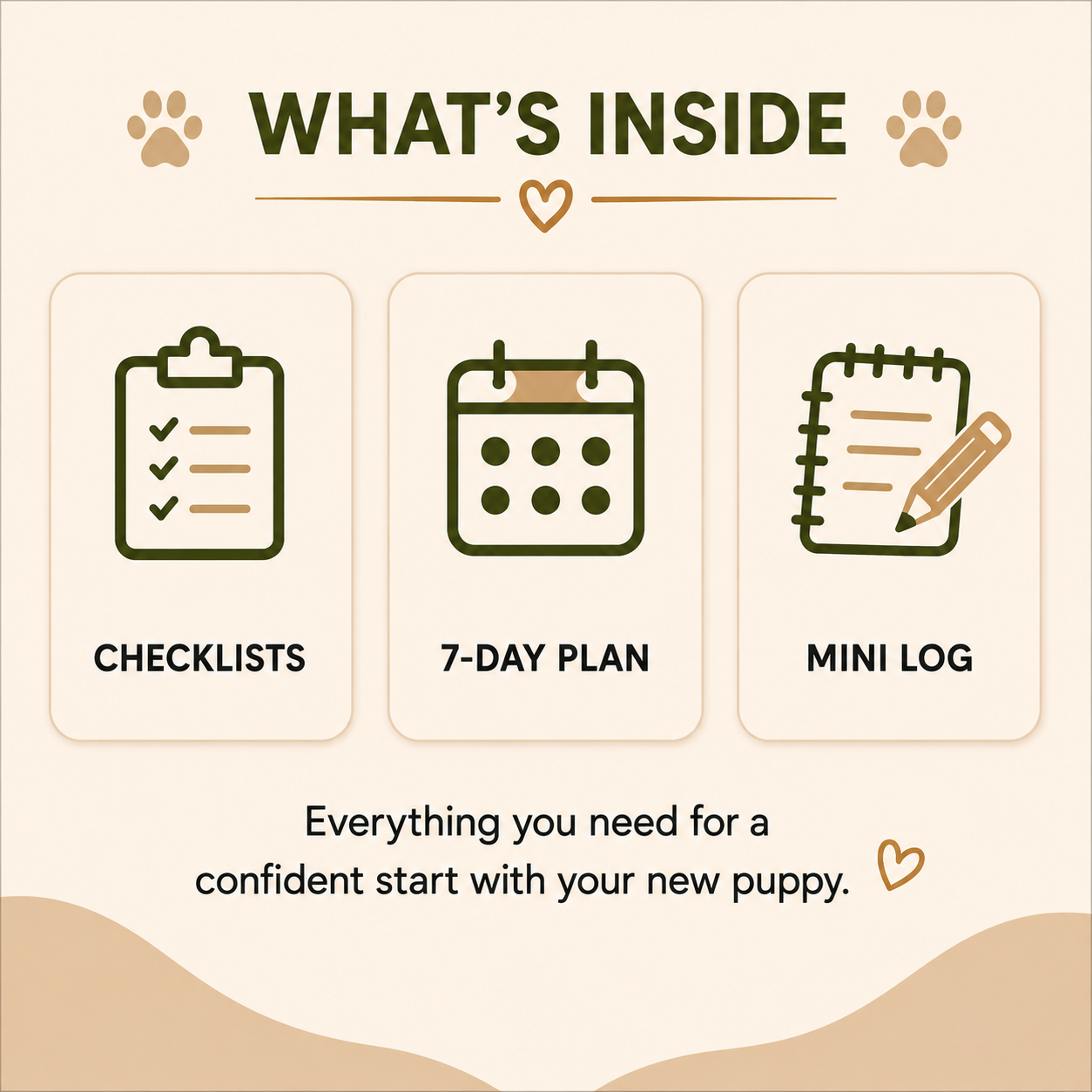 FREE First-Week Puppy Quick-Start Guide