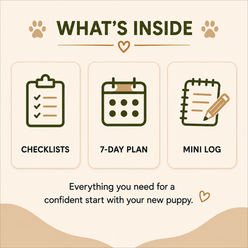FREE First-Week Puppy Quick-Start Guide