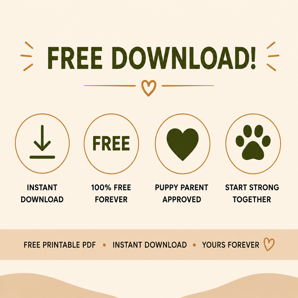 FREE First-Week Puppy Quick-Start Guide